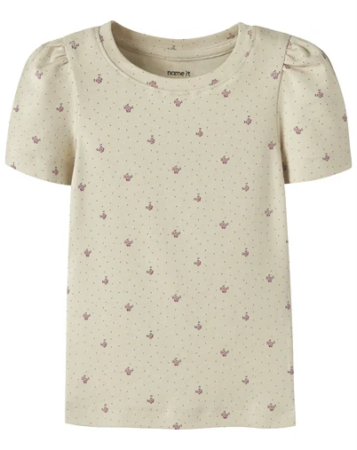 Name It - NMFHannis T-Shirt - Almond Milk